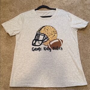 Game Day Vibes Gray T-Shirt